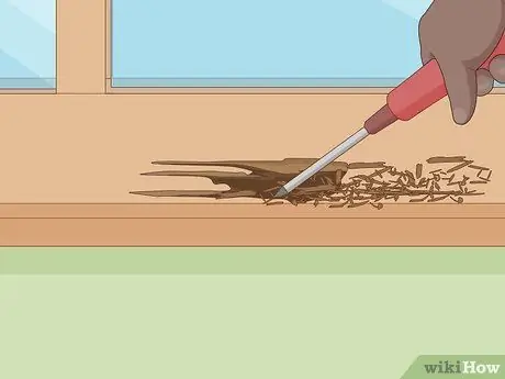 Заменить гнилое дерево вокруг окна Шаг 2