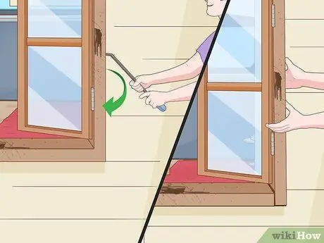 Заменить гнилое дерево вокруг окна Шаг 9