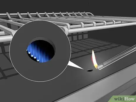 Зажгите газовую духовку Шаг 8