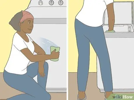 Очистка стиральной машины с двумя ваннами Шаг 3