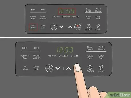 Разблокируйте духовку Kenmore, шаг 4
