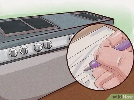 Измерьте размер духовки, шаг 1