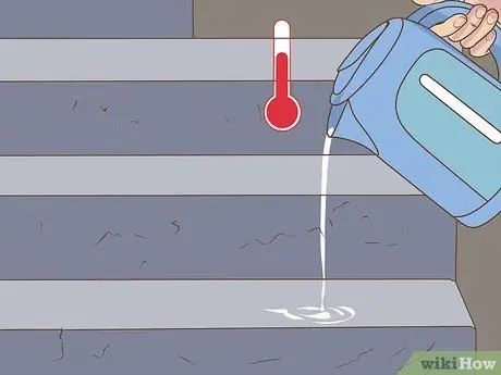 Очистите бетонные ступени, шаг 10