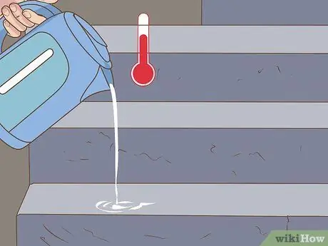 Очистите бетонные ступени, шаг 5