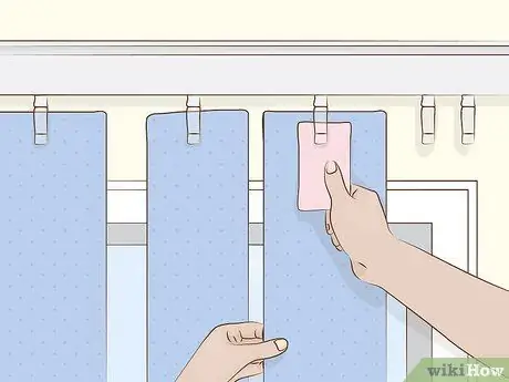 Покраска вертикальных жалюзи, шаг 1