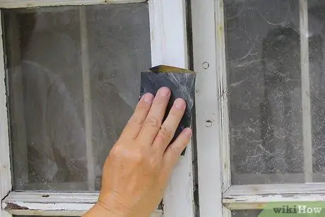 Покраска внутренней оконной рамы, шаг 6