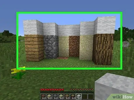 Построить на Minecraft Шаг 2
