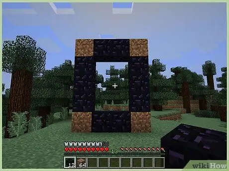 Сделайте портал в Нижний мир в Minecraft, шаг 7