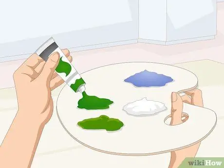 Раскрась тюльпаны Шаг 3