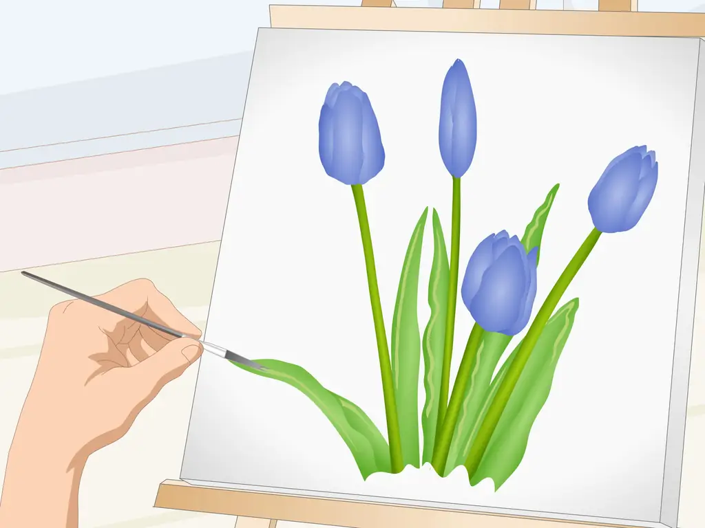 Как нарисовать тюльпаны (с картинками)