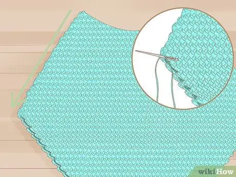 Вяжем пончо Шаг 12