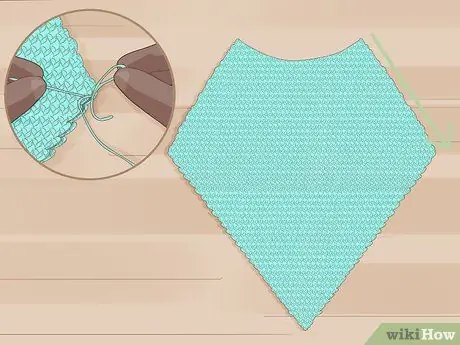 Вяжем пончо Шаг 14