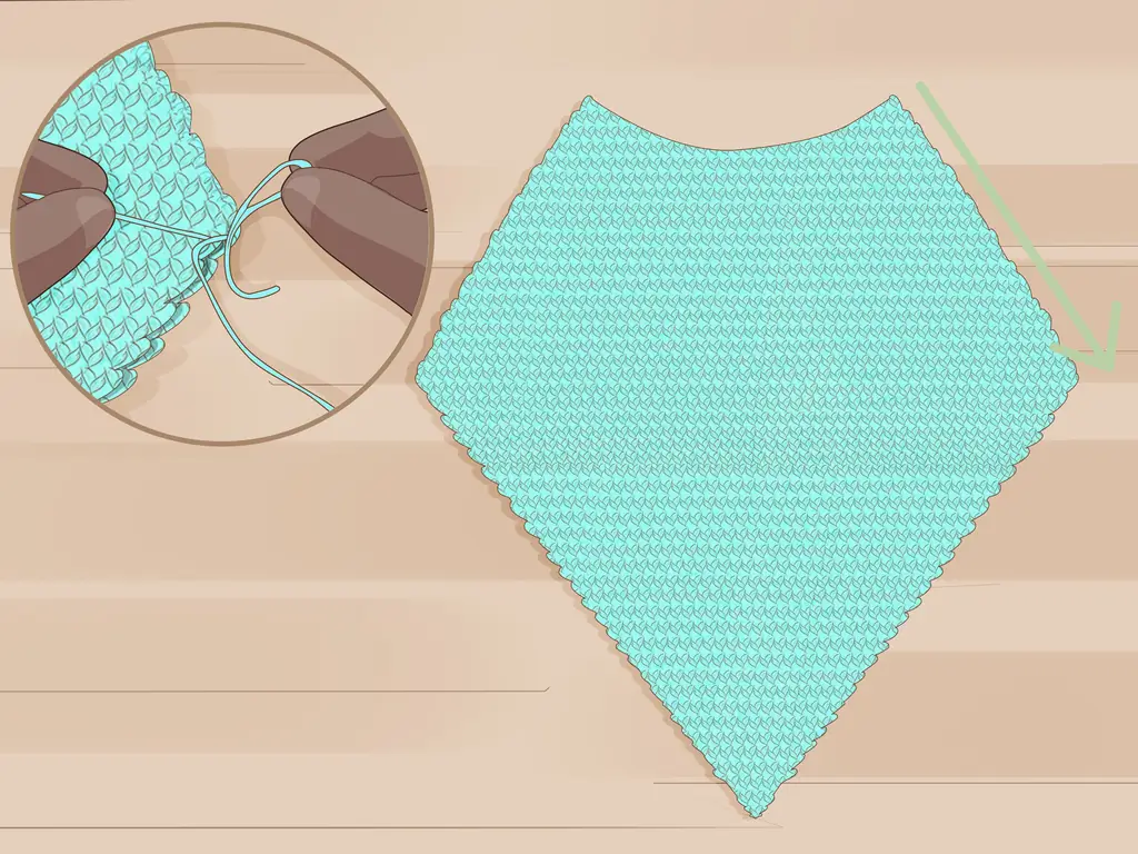 Как связать пончо: 14 шагов (с иллюстрациями)