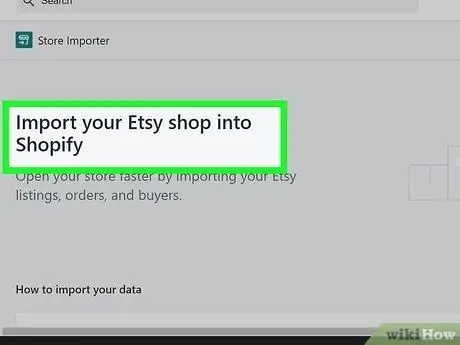 Импортируйте продукты из Etsy в Shopify Шаг 8