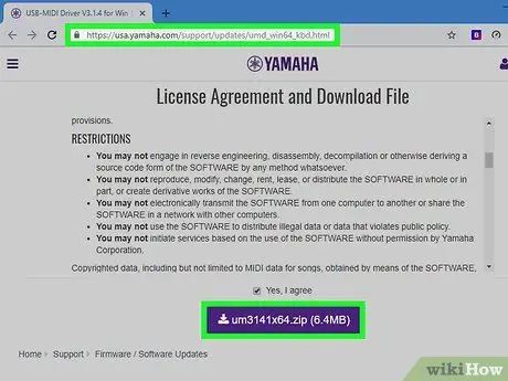 Подключение клавиатуры Yamaha к компьютеру Шаг 4