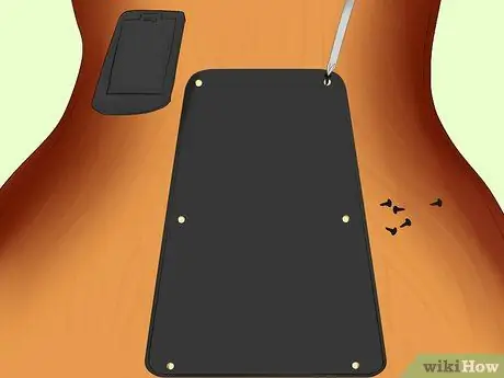 Блокировка тремоло Floyd Rose, шаг 1