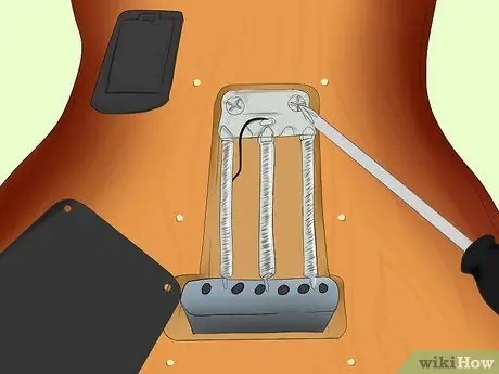 Блокировка тремоло Floyd Rose, шаг 3