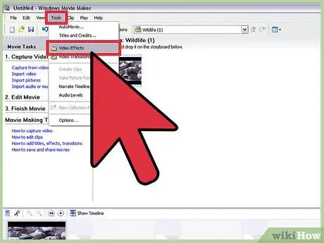 Увеличьте скорость видео в Windows Movie Maker, шаг 7 Увеличьте скорость видео в Windows Movie Maker, шаг 7