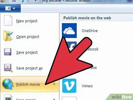Добавление видео Windows Movie Maker на YouTube Шаг 2 Добавление видео Windows Movie Maker на YouTube Шаг 2