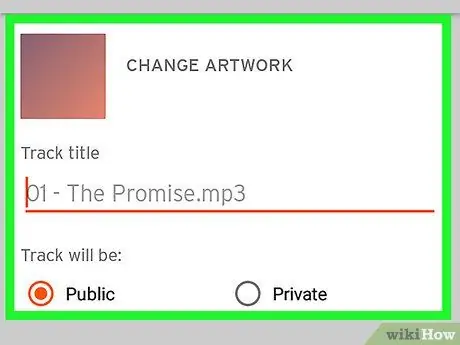 Загрузите песню в Soundcloud на Android Шаг 6 Загрузите песню в Soundcloud на Android Шаг 6
