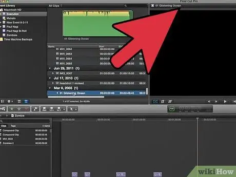 Добавление музыки в Final Cut Pro, шаг 2 Добавление музыки в Final Cut Pro, шаг 2