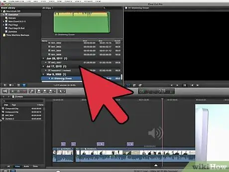 Добавление музыки в Final Cut Pro, шаг 4 Добавление музыки в Final Cut Pro, шаг 4