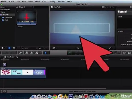 Добавление текста поверх видео в Final Cut Pro, шаг 10 Добавление текста поверх видео в Final Cut Pro, шаг 10