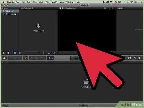 Удаление эффекта в Final Cut Pro, шаг 1 Удаление эффекта в Final Cut Pro, шаг 1
