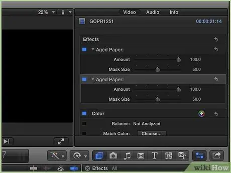 Удаление эффекта в Final Cut Pro Step 11 Удаление эффекта в Final Cut Pro Step 11