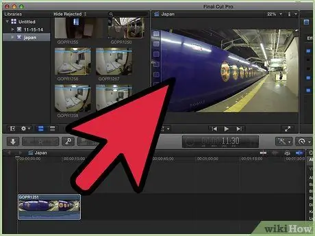 Удаление эффекта в Final Cut Pro, шаг 3 Удаление эффекта в Final Cut Pro, шаг 3