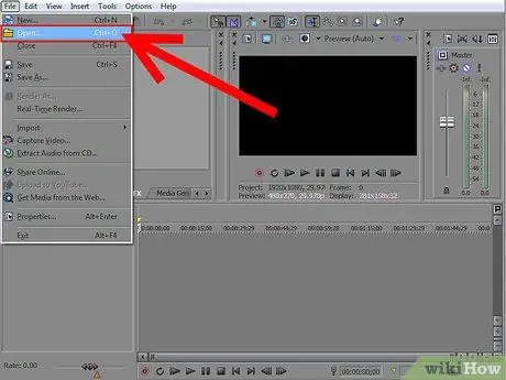 Сохранение проекта в формате Youtube на Sony Vegas Шаг 1 Сохранение проекта в формате Youtube на Sony Vegas Шаг 1