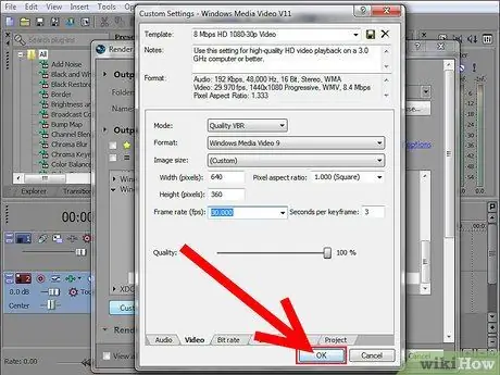Сохранение проекта в формате Youtube на Sony Vegas Шаг 11 Сохранение проекта в формате Youtube на Sony Vegas Шаг 11