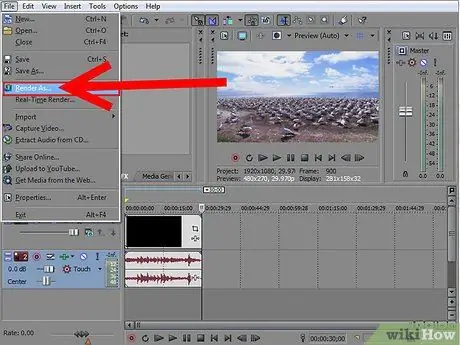 Сохранение проекта в формате Youtube на Sony Vegas Шаг 2 Сохранение проекта в формате Youtube на Sony Vegas Шаг 2