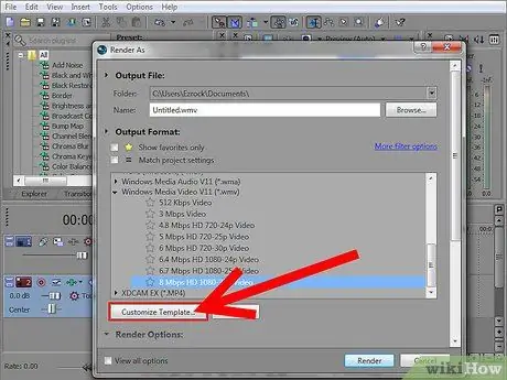 Сохранение проекта в формате Youtube на Sony Vegas Шаг 4 Сохранение проекта в формате Youtube на Sony Vegas Шаг 4