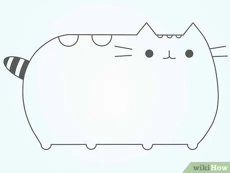 Рисуем кота Пушина Шаг 9 Рисуем кота Пушина Шаг 9