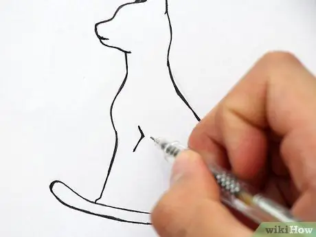 Нарисуйте Бастет в облике кошки, шаг 10 Нарисуйте Бастет в облике кошки, шаг 10