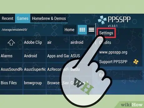 Восстановление настроек по умолчанию на PPSSPP Шаг 2 Восстановление настроек по умолчанию на PPSSPP Шаг 2