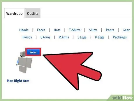 Настройте своего персонажа в Roblox, шаг 5 Настройте своего персонажа в Roblox, шаг 5