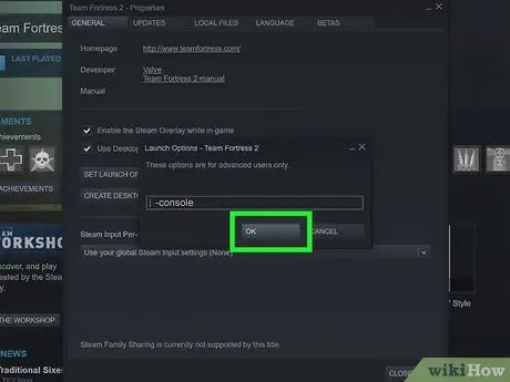 Откройте консоль в Team Fortress 2, шаг 6 Откройте консоль в Team Fortress 2, шаг 6