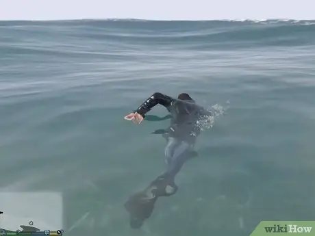 Погружение и плавание под водой в GTA V, шаг 2 Погружение и плавание под водой в GTA V, шаг 2