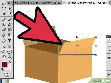 Создание 3D-коробки в Photoshop. Шаг 8 Создание 3D-коробки в Photoshop. Шаг 8