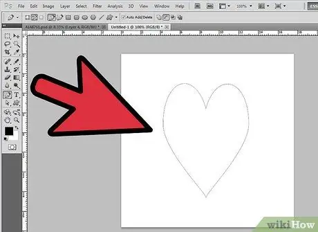 Создаем форму сердца в Photoshop. Шаг 9 Создаем форму сердца в Photoshop. Шаг 9