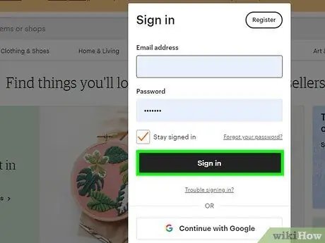 Изменение баннера Etsy, шаг 2 Изменение баннера Etsy, шаг 2