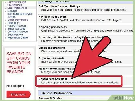 Включите Помощник по неоплаченным товарам на eBay Шаг 6 Включите Помощник по неоплаченным товарам на eBay Шаг 6