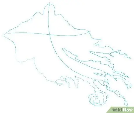 Дементоры силуэт, шаг 1