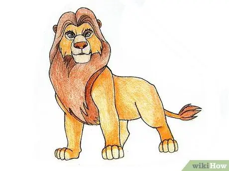 Как нарисовать муфасу Шаг 9 Как нарисовать муфасу Шаг 9