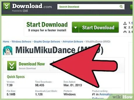 Создайте серию MikuMikuDance с изображениями Шаг 1 Создайте серию MikuMikuDance с изображениями Шаг 1