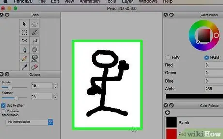 Анимация с помощью Pencil2D Шаг 7 Анимация с помощью Pencil2D Шаг 7