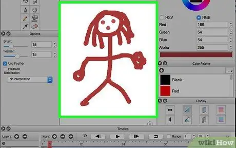 Анимация с помощью Pencil2D Шаг 9 Анимация с помощью Pencil2D Шаг 9