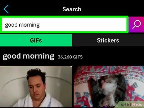 Делитесь гифками с GIPHY World на iPhone или iPad Шаг 4